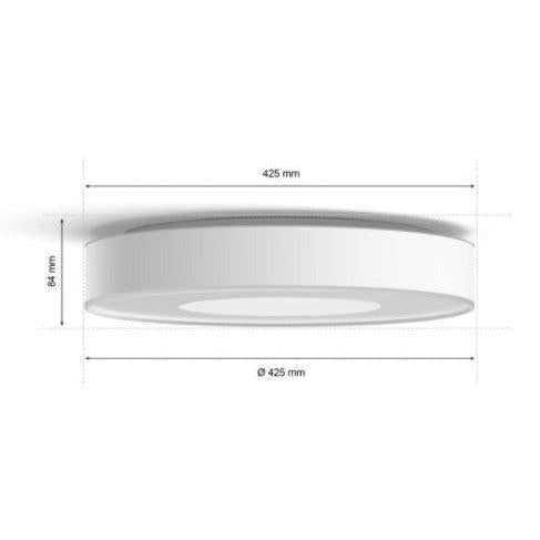 Kustlijn bom uitzending Philips Hue Xamento L ceiling plafondlamp- white & color
