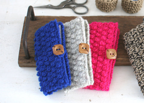 crochet yarn needle holder yarn needle case pouch