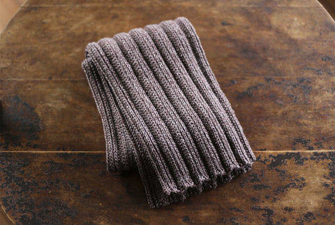 かぎ針編み リブ マフラー ゴム編み風