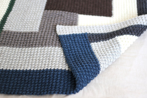 Crochet Seamless Blanket Afghan