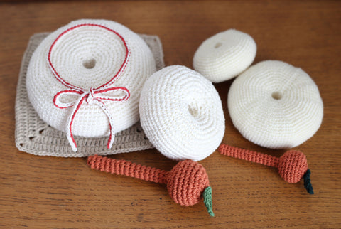 Crochet kagami-mochi new year no misalignment