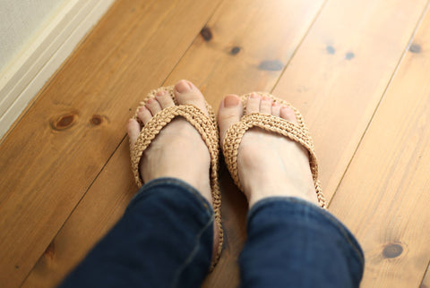 Crochet Beach Sandals Indoor Slippers