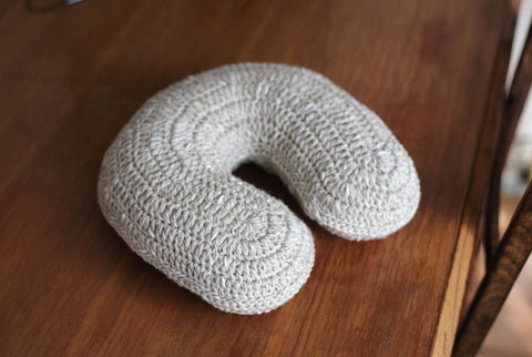 crochet neck pillow