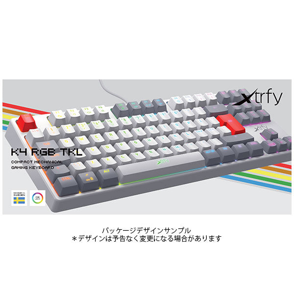 Xtrfy K4 Tkl Rgb Retro 赤軸メカニカル テンキーレス ゲーミングキーボード 英語uk配列 レトロ 7014 写真屋さんドットコム