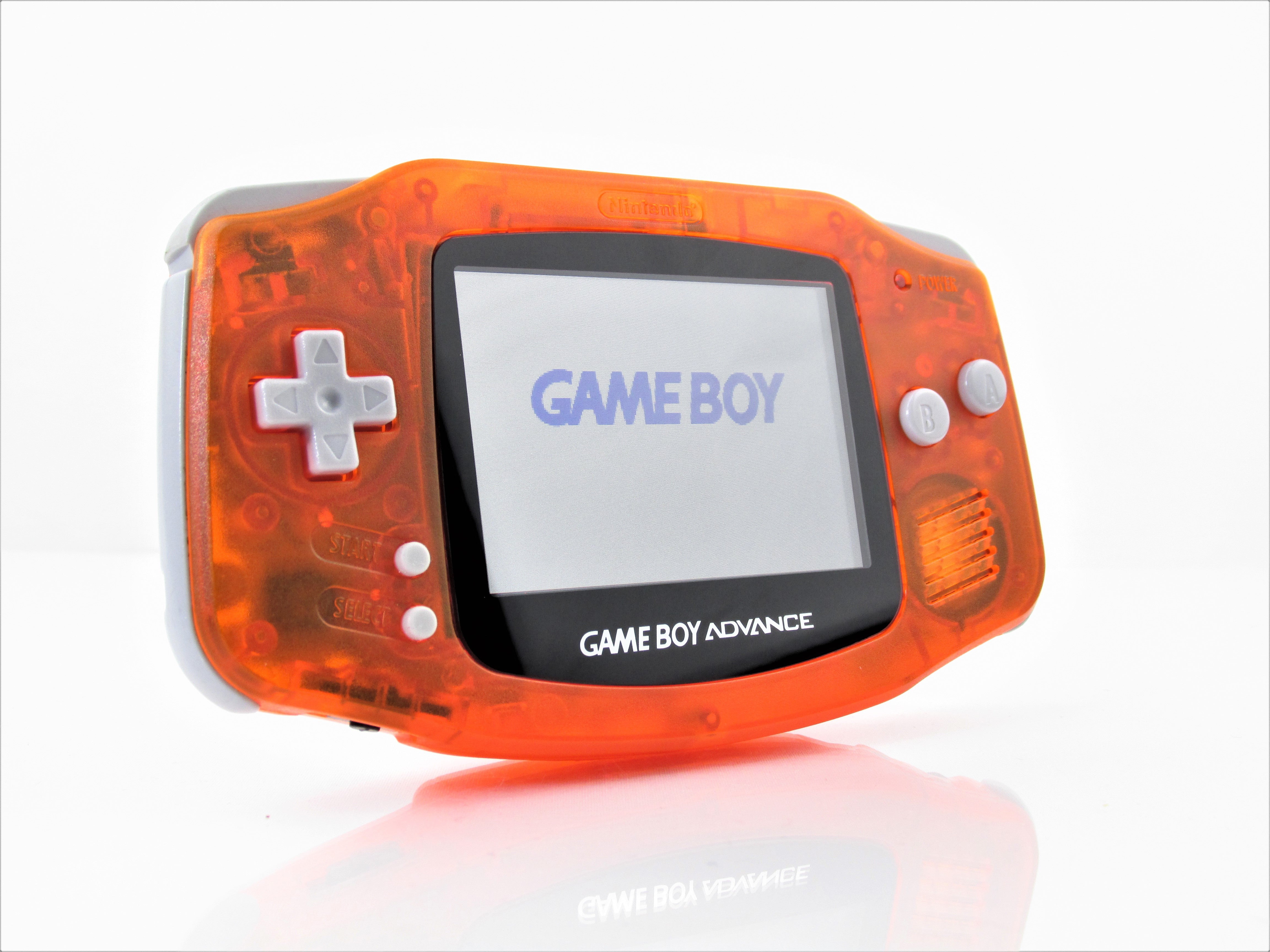 Se convierte en Inactivo Bronceado Nintendo Gameboy Advance Modded Console, Translucent Orange Edition. I –  Modern Mods