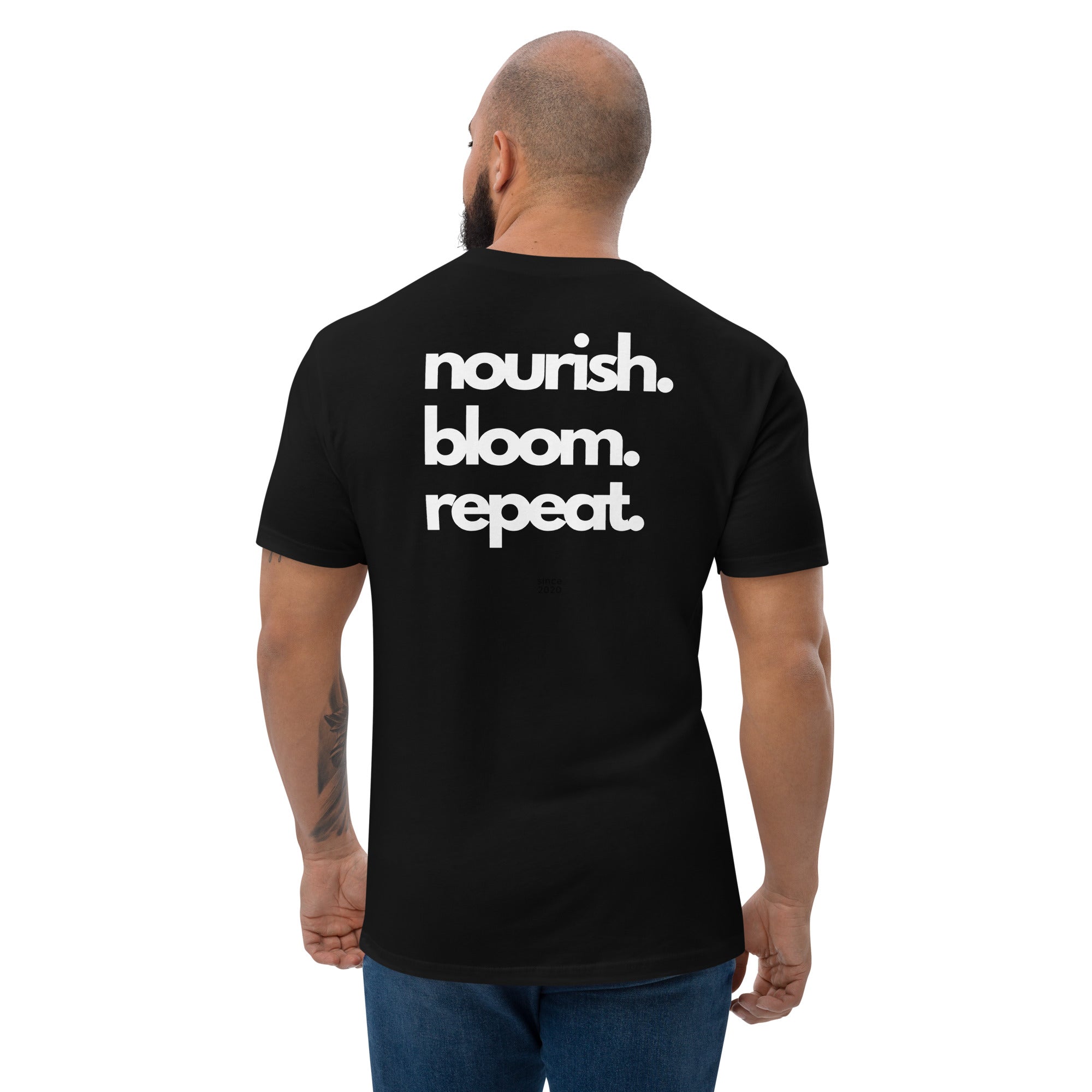 Nourish. Bloom. Repeat. Short Sleeve T-shirt