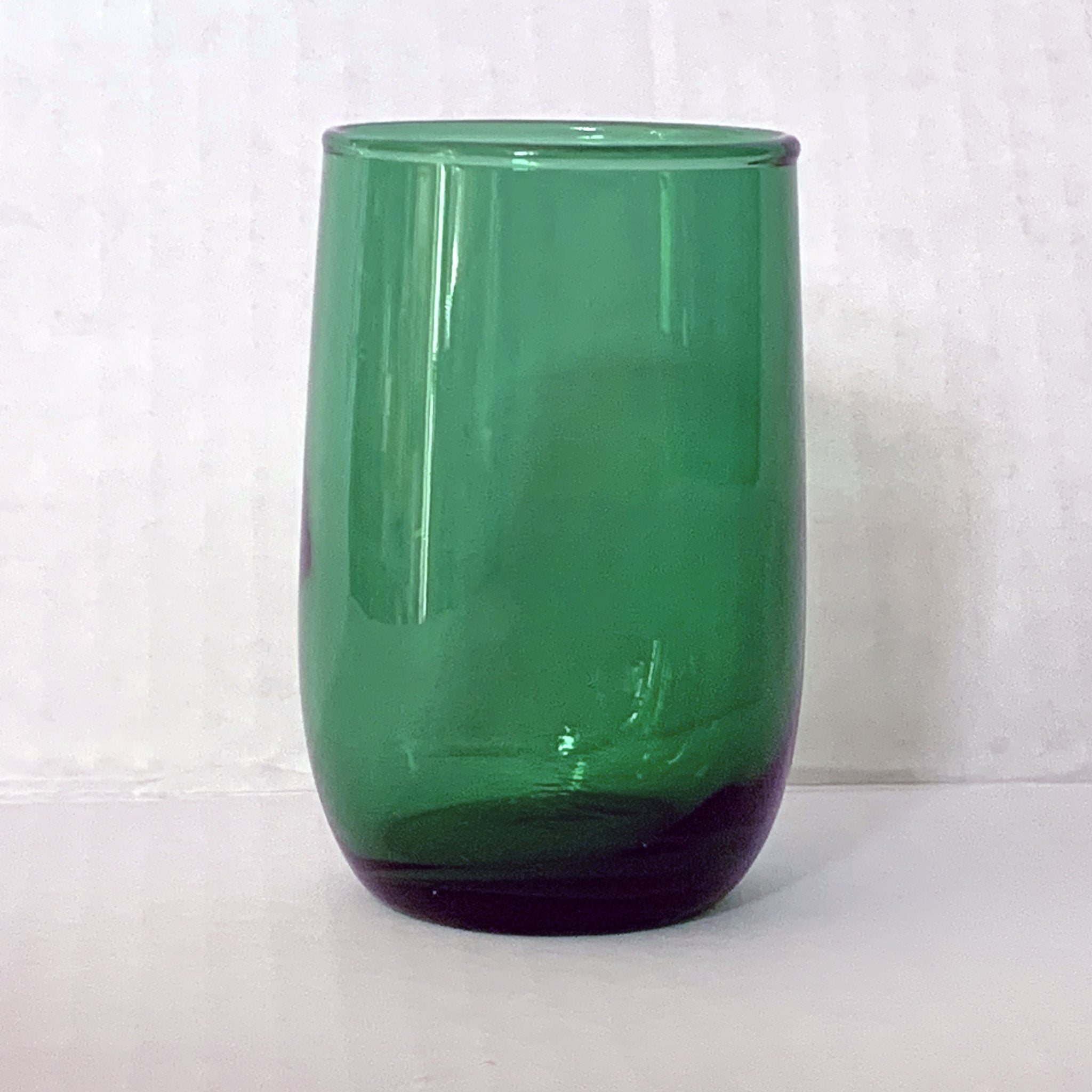 vintage green glassware 40s