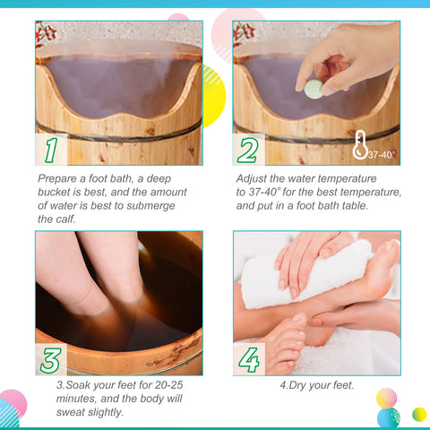 Awzlove® Natural Organic Essence Foot Bath Spa Tablets