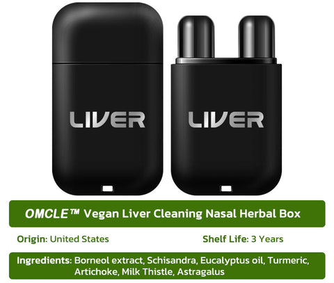 OMCLE™ Vegan Liver Cleaning Nasal Herbal Box
