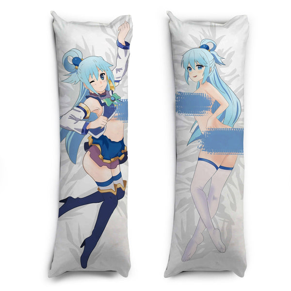 Inspired By Konosuba Aqua Anime Body Pillow Case