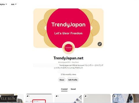 japanese online TrendyJapan pinterest