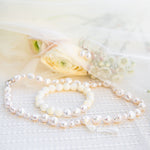 Collier de perles d'eau douce et bracelet Protection