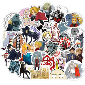 Fullmetal Alchemist Stickers (10/30/50PCS) - Dark Crow Sales - Fullmetal Alchemist Sticker