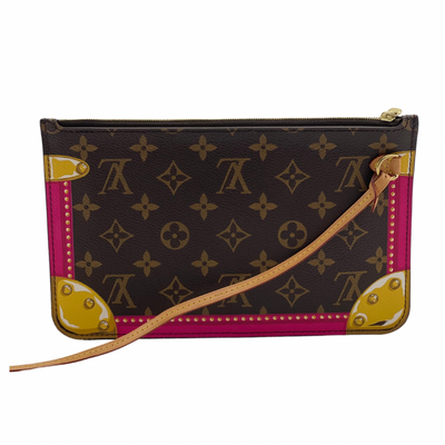 Louis Vuitton Pallas Clutch Bleu Marine Blue Monogram Canvas Shoulder -  MyDesignerly