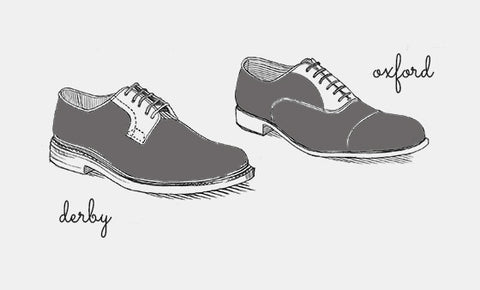 Scarpe Derby e Scarpe Oxford: Differenze