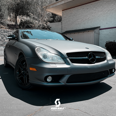 Mercedes-Benz CLS 63 AMG Wrapped in Matte Charcoal Grey