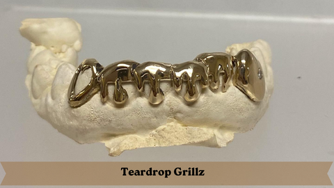 Modern Style Teardrop Grillz For Teeth | Grillz Godz 