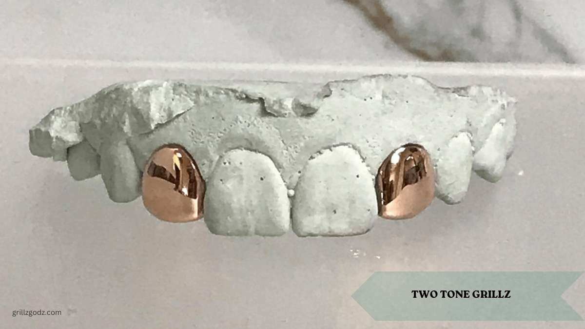 Two Tone Grillz For Teeth | Grillz Godz