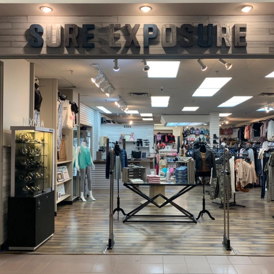 sure exposure clothing store