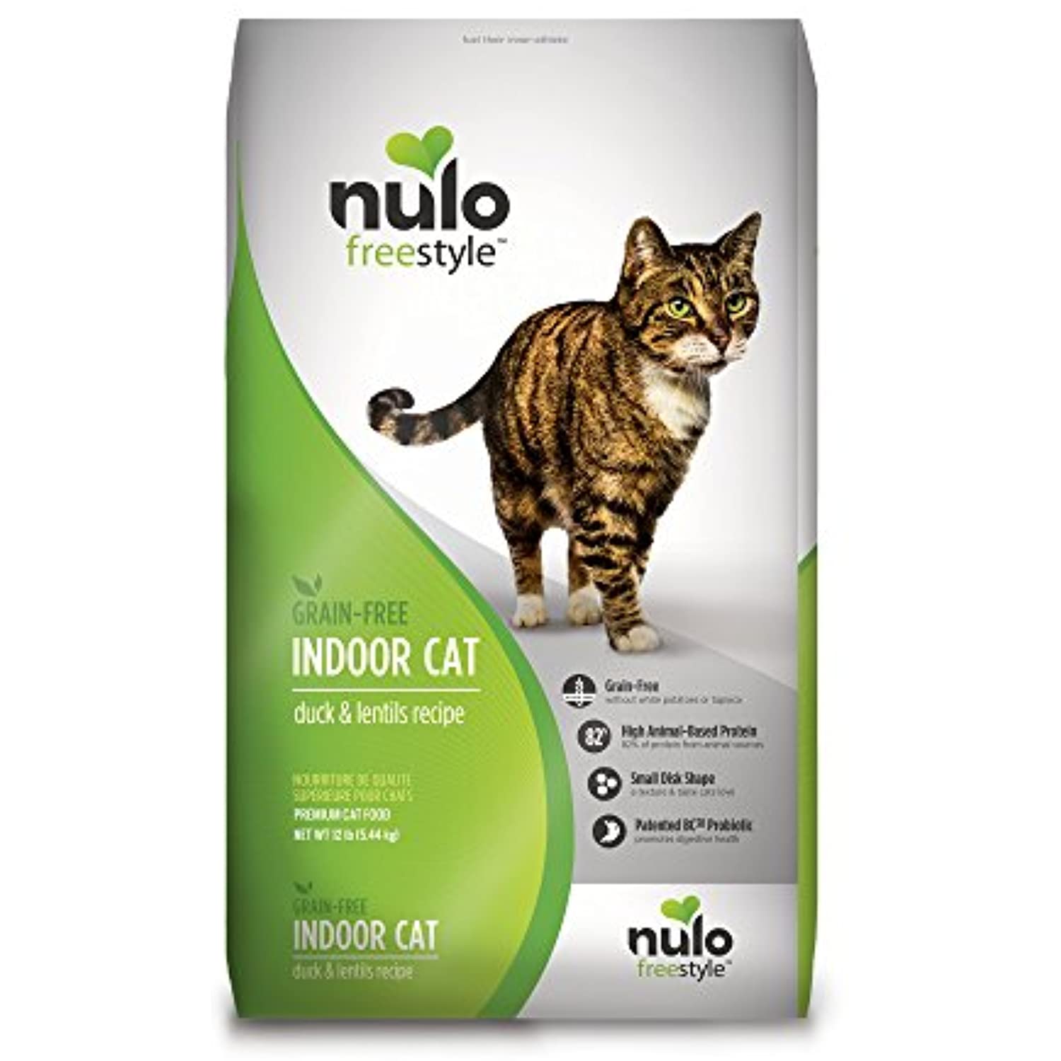 Nulo Indoor Grain Free Dry Cat Food With Bc30 Probiotic (Duck &a