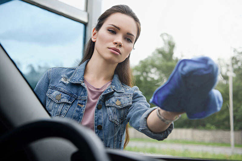 car screen cleaning