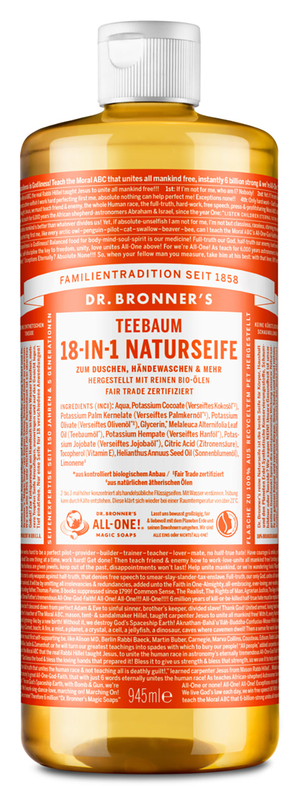 Teebaum - 18-in-1 NATURSEIFE - Dr Bronners Deutschland product image