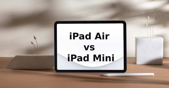A feature image about iPad Air vs iPad Mini.