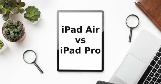 A feature image about iPad Air vs iPad Pro.