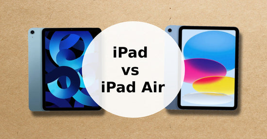 A feature image about iPad vs iPad Air. 