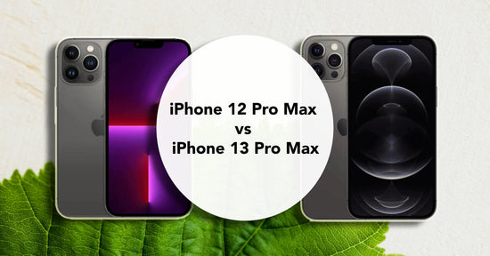 A feature image about the iPhone 12 Pro Max vs iPhone 13 Pro Max.