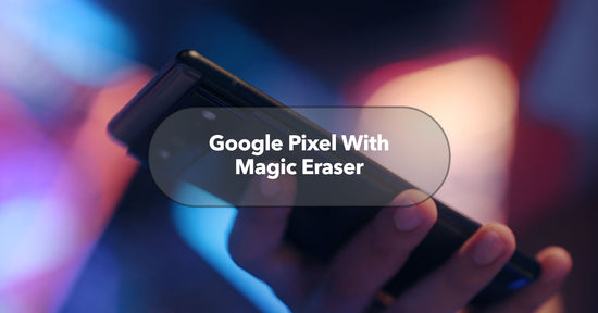 a featured image for an article all about google pixel with magic eraser