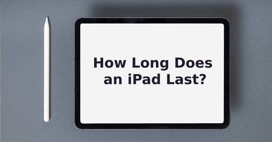 A feature image about how long does an iPad last.