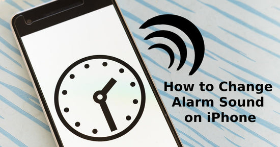 A feature image about how to change alarm sound on iphone. 