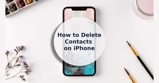 A feature image about how to delete contacts on iphone.