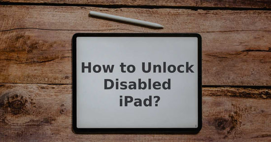 A feature image about how to unlock disabled ipad.