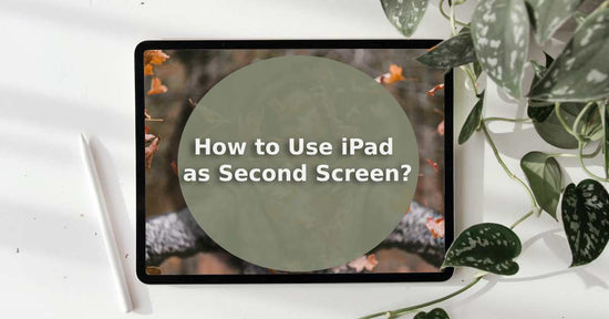 A feature image about how to use ipad as second screen.