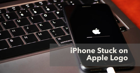 iPhone stuck on Apple logo - featured blog post image