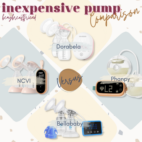 Inexpensive Breast Pump Comparison