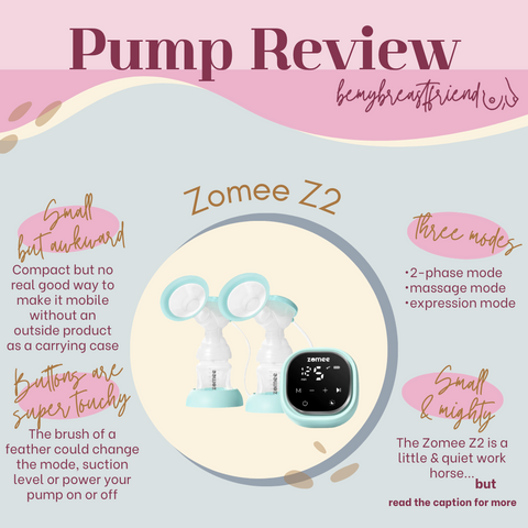 Zomee Z2 Breast pump review