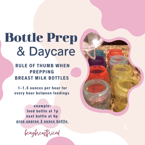 Bottle Prep for Daycare