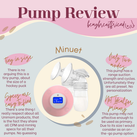 Minuet breast pump review