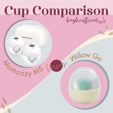 Momcozy M5 vs Willow Go breast pump comparison