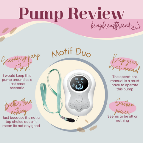 Motif Duo Breast Pump Review