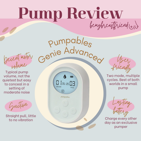 Pumpables Genie Advanced Breast pump review