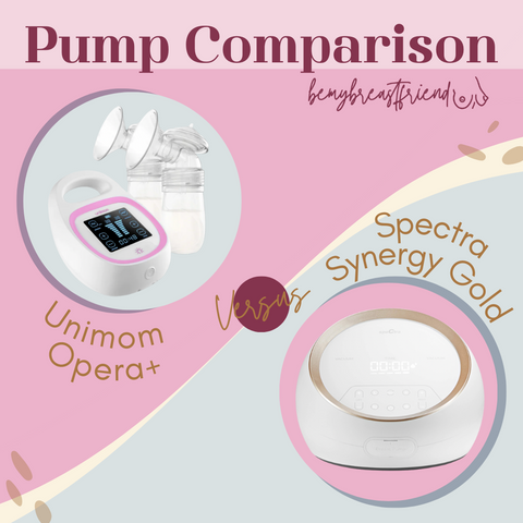 Unimom Opera+ vs Spectra SG Comparison – bemybreastfriend, LLC