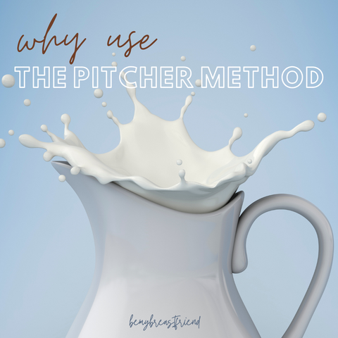 Thoughts on the pitcher method? #breastfeedingmilk #pumpingmilk