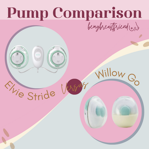 Willow Go vs Elvie Stride breast pump review