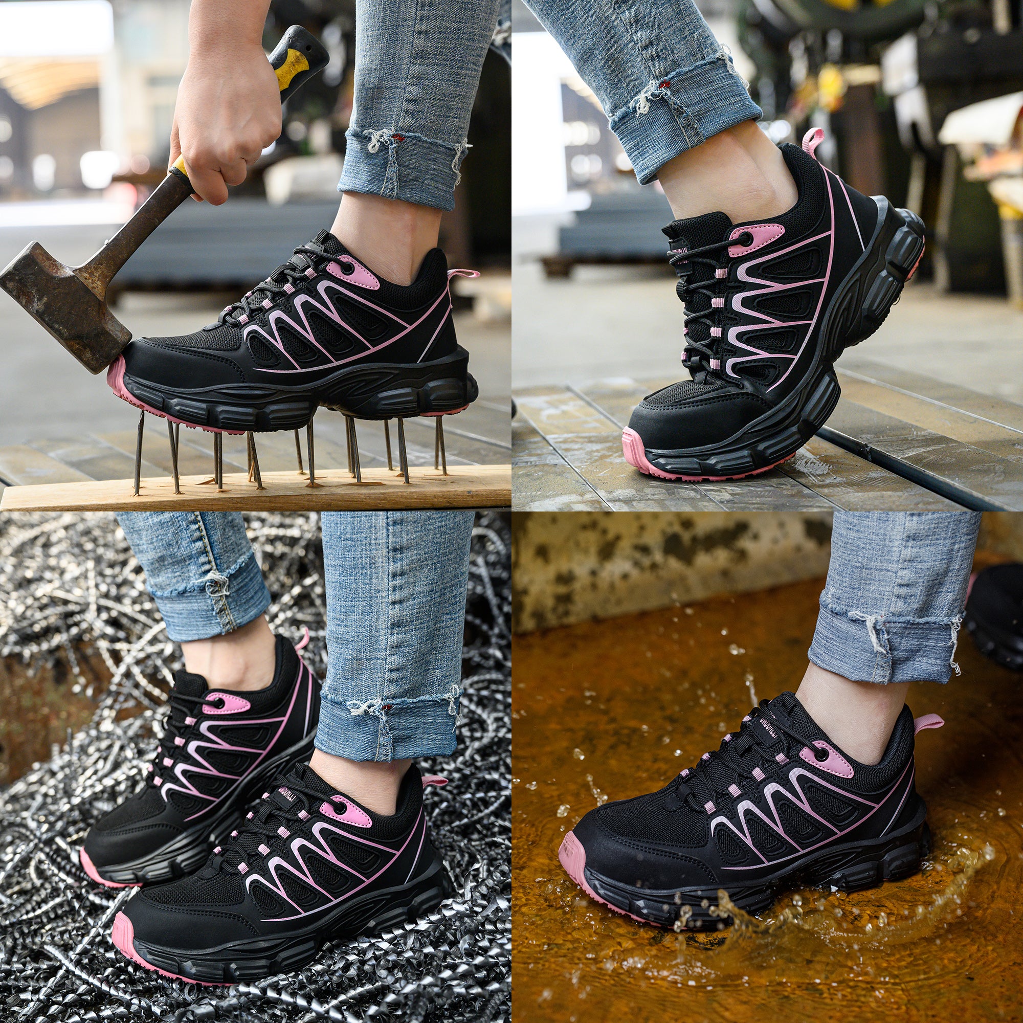 women's orthopedic steel toe shoes