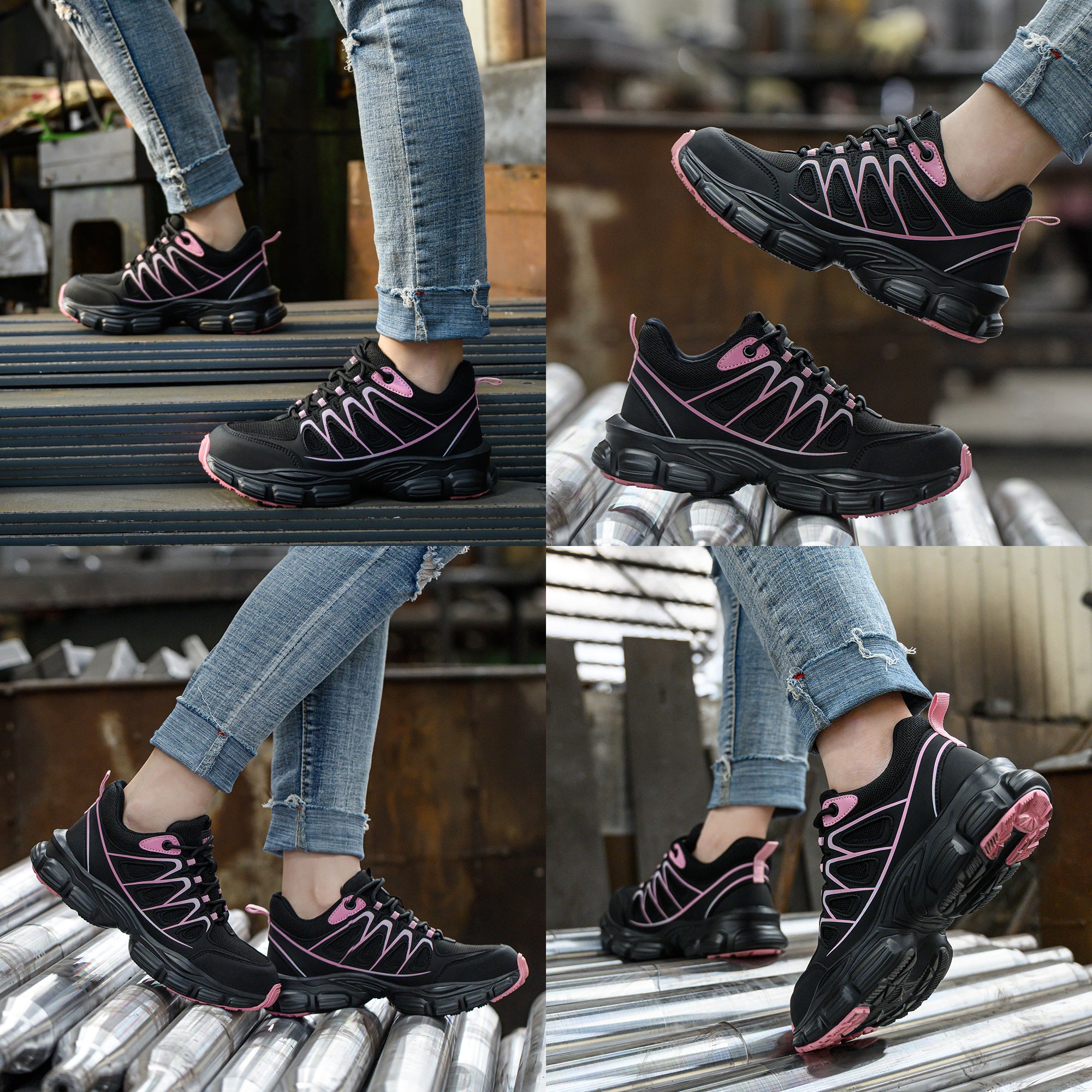 women's orthopedic steel toe shoes