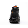 Comfortable Black steel toed tennis shoes with air cushion steel toes shoes TFWMGV K9191